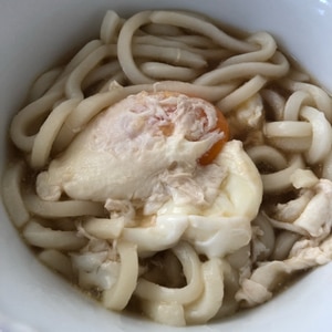 レンジでカンタン☆　温玉うどん